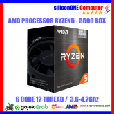 AMD RYZEN 5 - 5500 BOX Wraith Stealth 3THN
