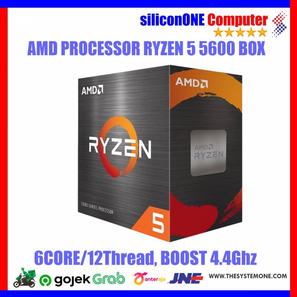 AMD RYZEN 5 - 5600 (3.5/4.4G) 6/12 + fan