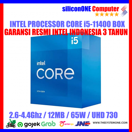 Intel Core i5-11400 BOX (2.6/C12) 6/12