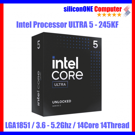 Intel Core Ultra 5 245KF (3.6-5.2/C26) 14/14