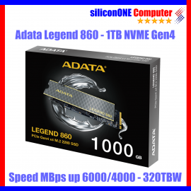 Adata Legend 860 - 1TB NVME GEN4 [6000/4000] 