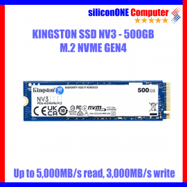 Kingston NV3 - 500GB Gen4 NVME 