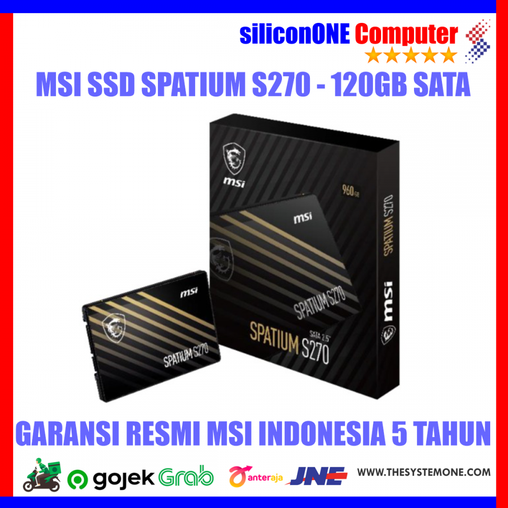 MSI SSD SPATIUM S270 - 120GB [500/360] (5thn)