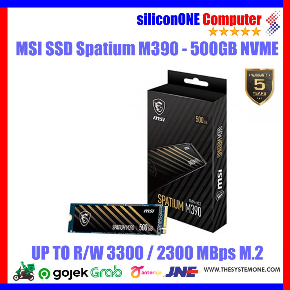 MSI SSD SPATIUM M390 - 500GB GEN3 [3300/2300]