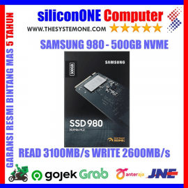 Samsung 980 - 500GB NVME PICe 3.0 [3100/2600]