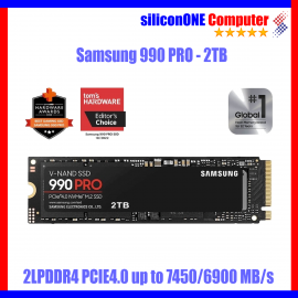 Samsung 990 PRO - 2TB NVME PCIE 4.0 [7450/6900] 