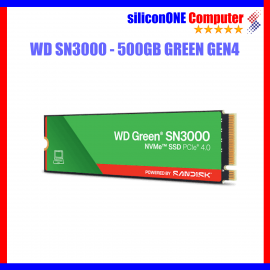 WD SSD SN3000 500GB NVME GREEN 