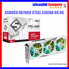 ASROCK RX7600 Steel Legend 8G OC (RX7600 SL 8GO) 