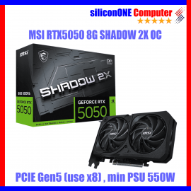 MSI RTX5050 8G SHADOW 2X OC 