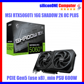 MSI RTX5060Ti 16G SHADOW 2X OC PLUS 