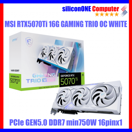 RTX 5070 Ti 16G GAMING TRIO OC WHITE