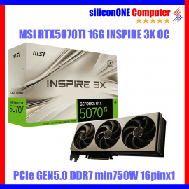 MSI RTX5070Ti 16G INSPIRE 3X OC  