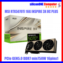 MSI RTX5070Ti 16G INSPIRE 3X OC PLUS 