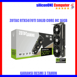 Zotac RTX5070TI 16GB GDDR7 SOLID CORE OC  